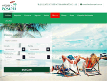 Tablet Screenshot of pompei.com.ar