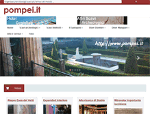 Tablet Screenshot of pompei.it